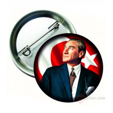 Buton Rozet Atatürk
