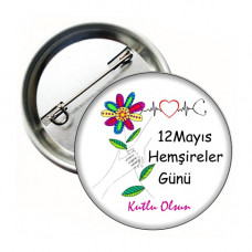 Hemşireler Günü İğneli Rozet