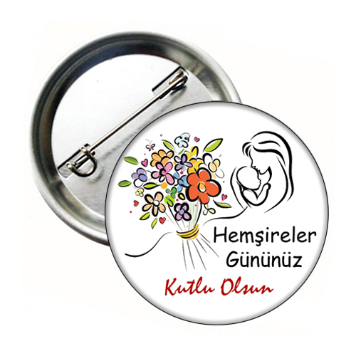  Hemşireler Günü İğneli Yaka Rozeti