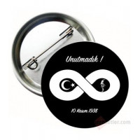 Sonsuzluk 10 Kasım Rozeti