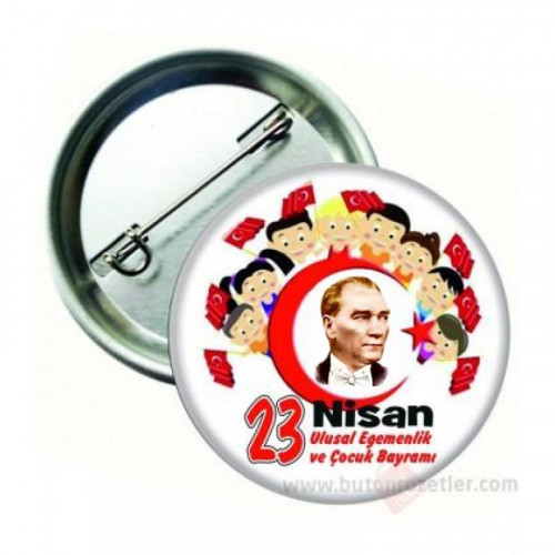 23 Nisan Rozet Baskı