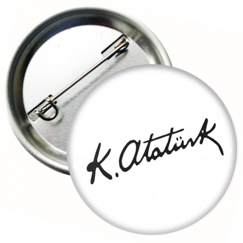 Atatürk İmzalı Rozet