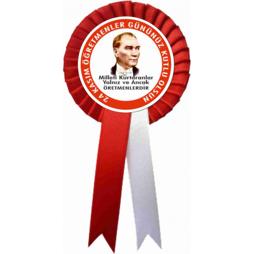 24 Kasım Kumaş Yaka Rozeti